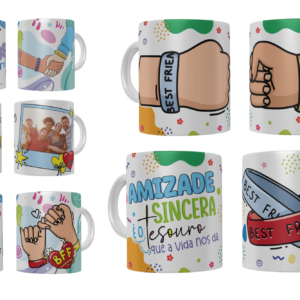 caneca Amizade personalizada com nome