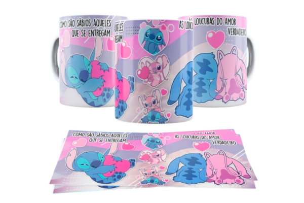 caneca personalizada Amizade Stitch - Image 3