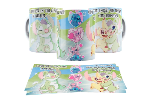 caneca personalizada Amizade Stitch - Image 8