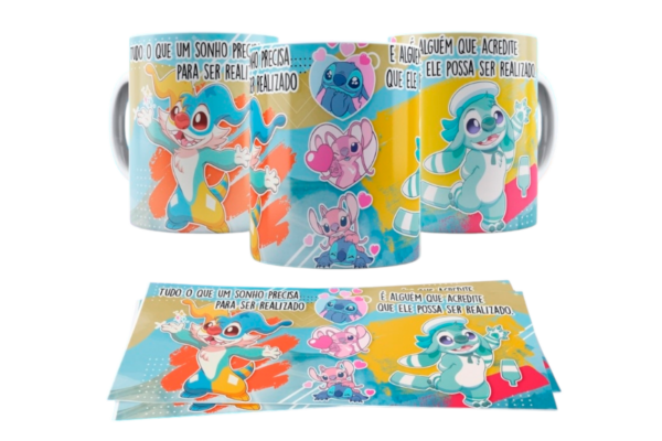 caneca personalizada Amizade Stitch - Image 4