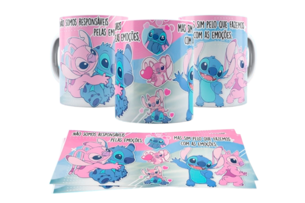 caneca personalizada Amizade Stitch - Image 7