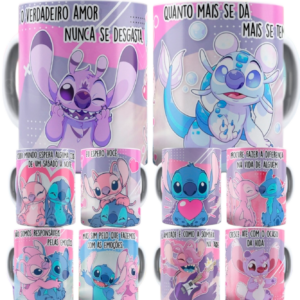 caneca personalizada Amizade Stitch