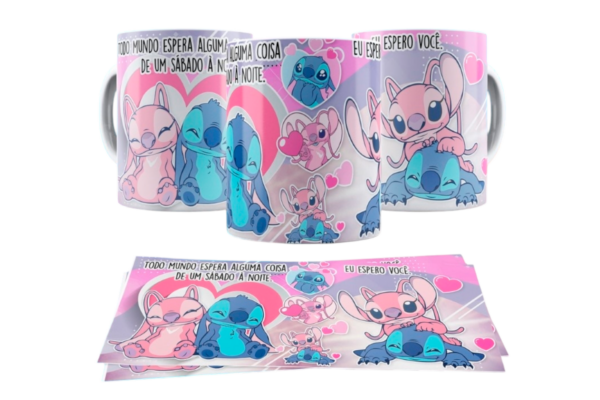 caneca personalizada Amizade Stitch - Image 6
