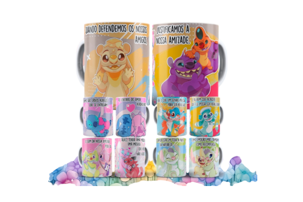 caneca personalizada Amizade Stitch - Image 2