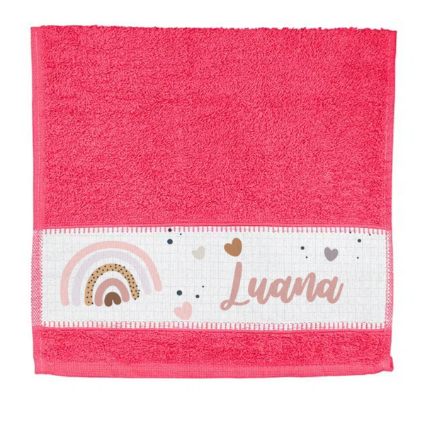 TOALHA DE LAVABO PERSONALIZADA