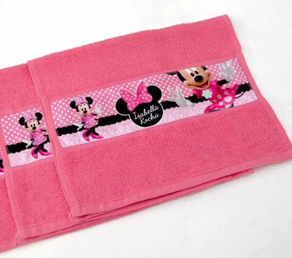2 TOALHA DE LAVABO PERSONALIZADA